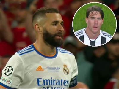  Dušan Vlahović mijenja Karima Benzemu u Real Madridu 
