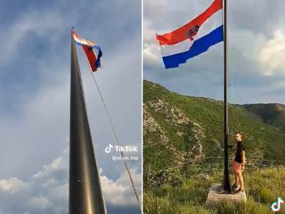  Uhapšeni zbog skidanja hrvatske zastave kod Knina 