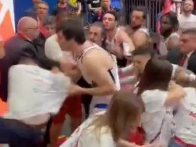  Miloš Teodosić tuča s navijačima Armanija 