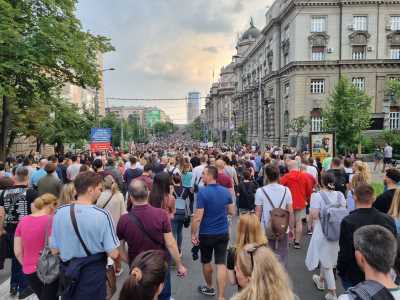  Protest Srbija protiv nasilja u Novom Sadu 