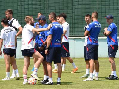  crvena zvezda počela sa pripremama  