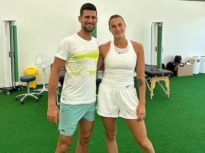  Đoković se slikao Sabalenkom 