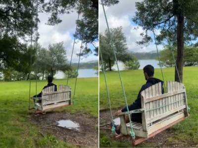  đoković sjedi na ljuljašci  