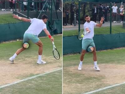  Novak se povrijedio pred finale - traka na nozi zabrinula navijače 