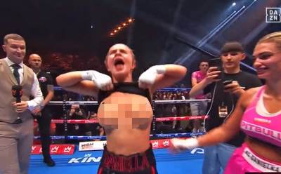  Bokserka pobijedila, a onda svima pokazala grudi! 