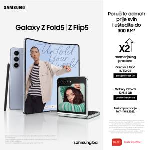  Samsung Galaxy Z Flip5 i Z Fold5 telefoni m:tel 
