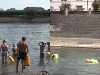  U Bazelu se vraćaju kući plivajući Rajnom 
