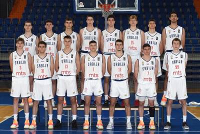  Sastav U-18 reprezentacije Srbije koja je postala prvak Evrope 
