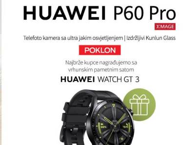  Uz Huawei P60 Pro poklon smartwatch 