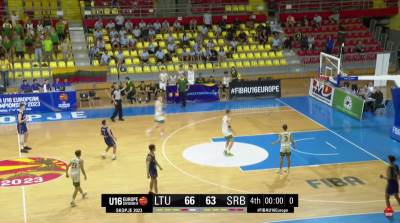  Srbija izgubila od Litvanije u četvrtfinalu Evropskog prvenstva 