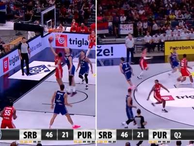  Fantastična akcija košarkaša Srbije 