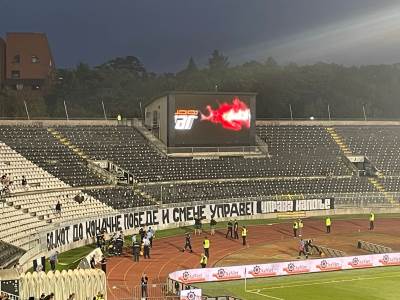  Grobari nisu na utakmici Partizan - Sabah 