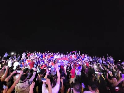  mundobasket finale šou srpskih navijača u manili  
