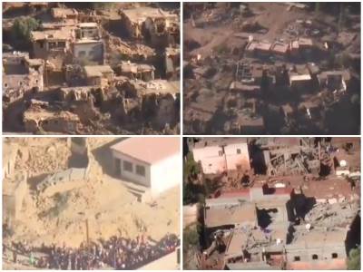 Snimci Maroka iz vazduha nakon zemljotresa 