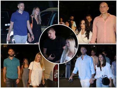  Supruge košarkaša na slavlju 