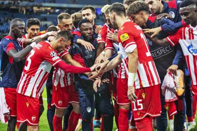  Skaj Sport ocjene fudbalera Crvene zvezde protiv Mančester sitija 
