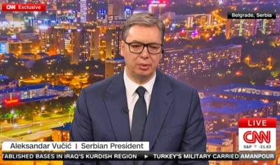  Aleksandar Vučić na CNN 