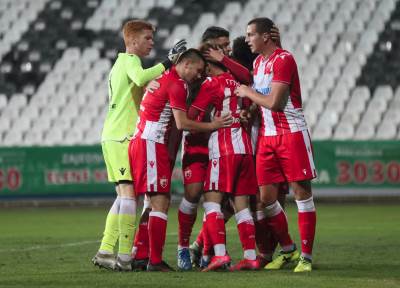  Omladinska liga šampiona meč Crvena zvezda - jang Bojs kasnio 35 minuta 