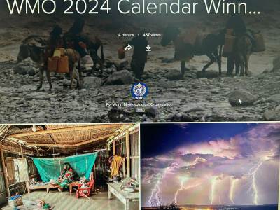  Fotografija Boška Hrgića u kalendaru Svjetske meteorološke organizacije 