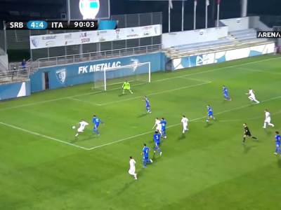  Omladinska reprezentacija Srbije pobijedila Italiju 5:4 