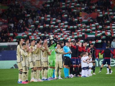  Navijači Osasune palestinske zastave 