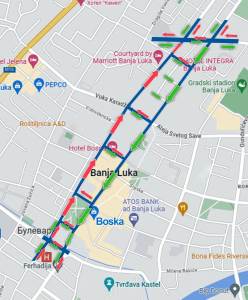  Jednosmjerni saobraćaj u Banjaluci 