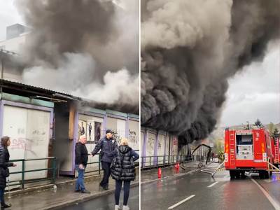  Požar na pijaci u Sarajevu 