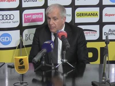  Zeljko Obradovic konferencija poslije pobjede u Splitu 