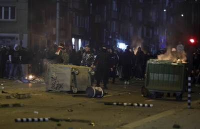  Sukob navijača Bugarske i policije 