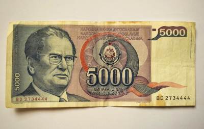  Koliko vrijede novčanice iz Jugoslavije 