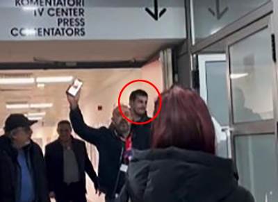  Nemanja Bjelica na mecu Crvena zvezda-Efes 