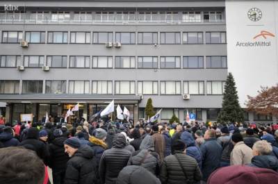  Protest radnika Arselor Mitala 