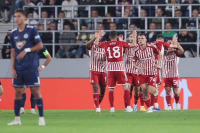  liga evrope olimpijakos tsc 5 2  