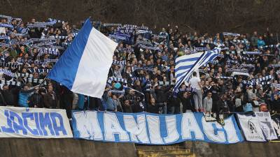  Navijači Željezničara u Sarajevu skandirali protiv Vojislava Šešelja 