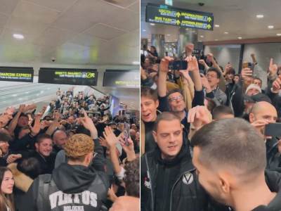  Doček košarkaša Virtusa u Bolonji 