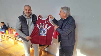  Svetislav Pešić u posjeti KK Bosna FOTO VIDEO 
