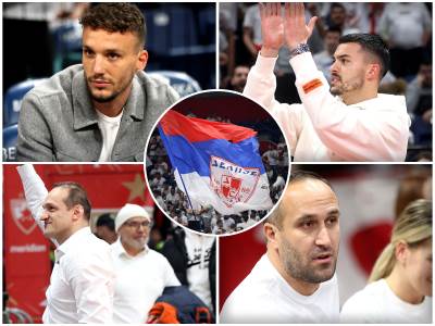  Bivši fudbaleri Zvezde gledaju derbi 
