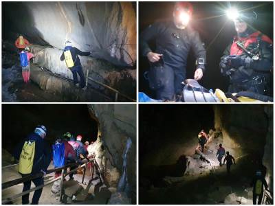  Slike pećine u Sloveniji u kojoj je zarobljeno pet ljudi 
