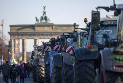  Njemački farmeri protest Šolc 