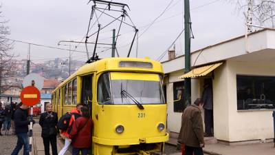  Saobraćajka u Sarajevu, tramvaji stoje 