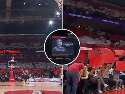  Koreografija Delija na meču Crvena zvezda - Baskonija 