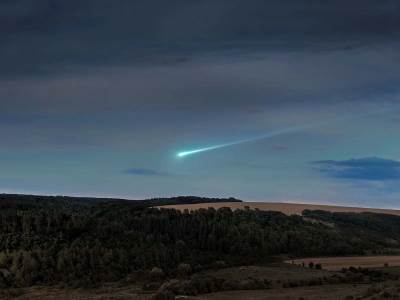  Asteroid na noćnom nebu iznad Njemačke 