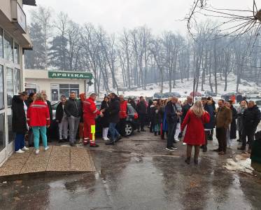  Štrajk radnika Doma zdravlja u Istočnom Sarajevu 