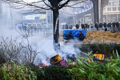  Protest farmera u Briselu 