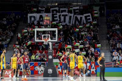  Navijači Baskonije podržali Palestinu 