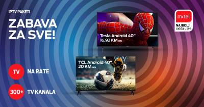  Zabava za sve uz m:tel TV pakete 