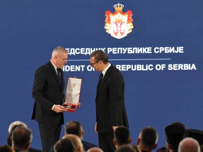  Košarkaški savez Srbije odlikovan Sretenjskim ordenom prvog reda 