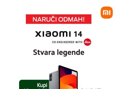  Xiaomi 14 sa Redmi Pad tabletom na poklon u m:telu 