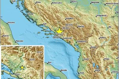  Zemljotres kod Stoca 