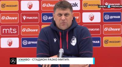 Crvena zvezda Partizan izjava Vladana Milojevića uživo  